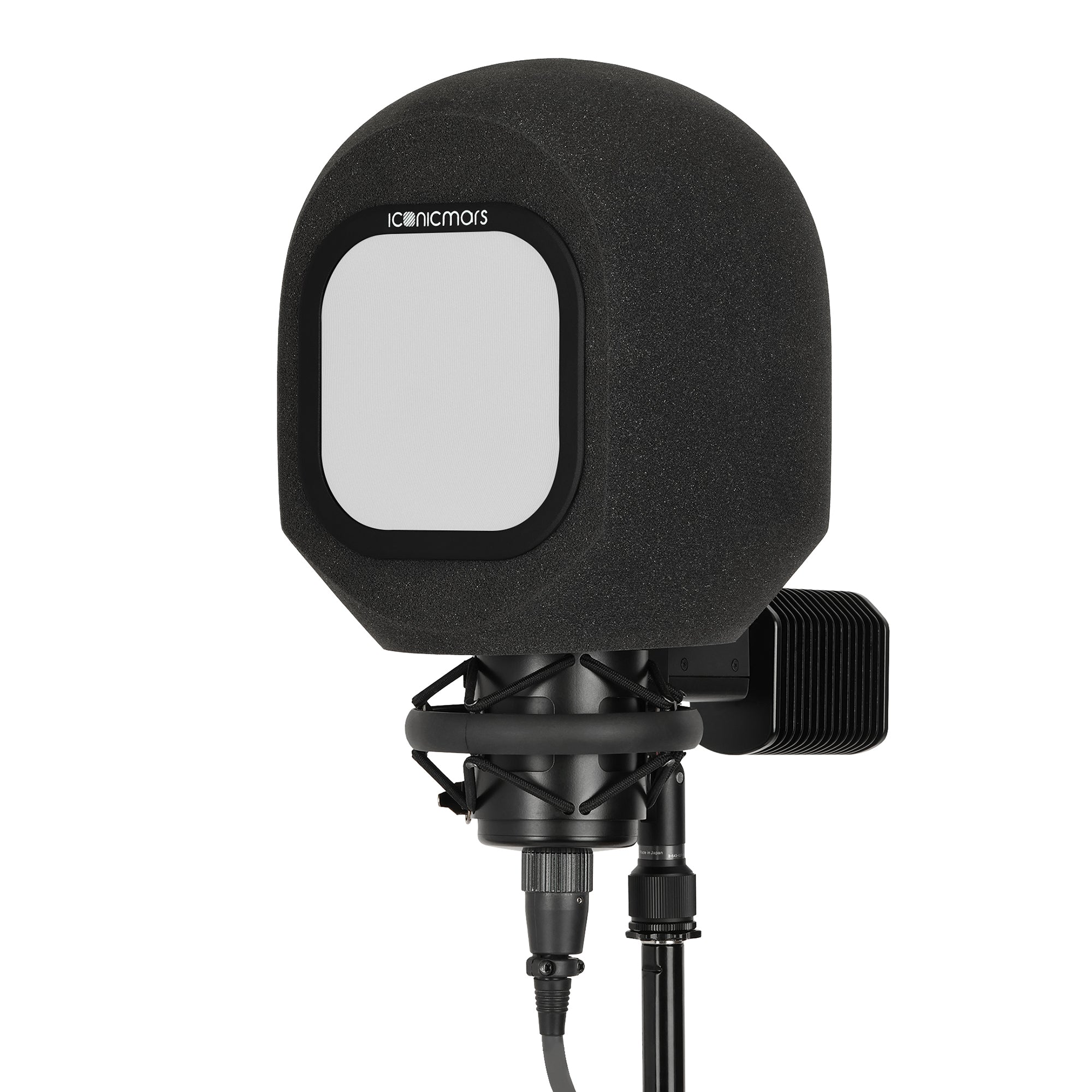 Comet C80 isolation vocal shield for live broadcasting, recording, ASMR, Streaming  -- Soft White