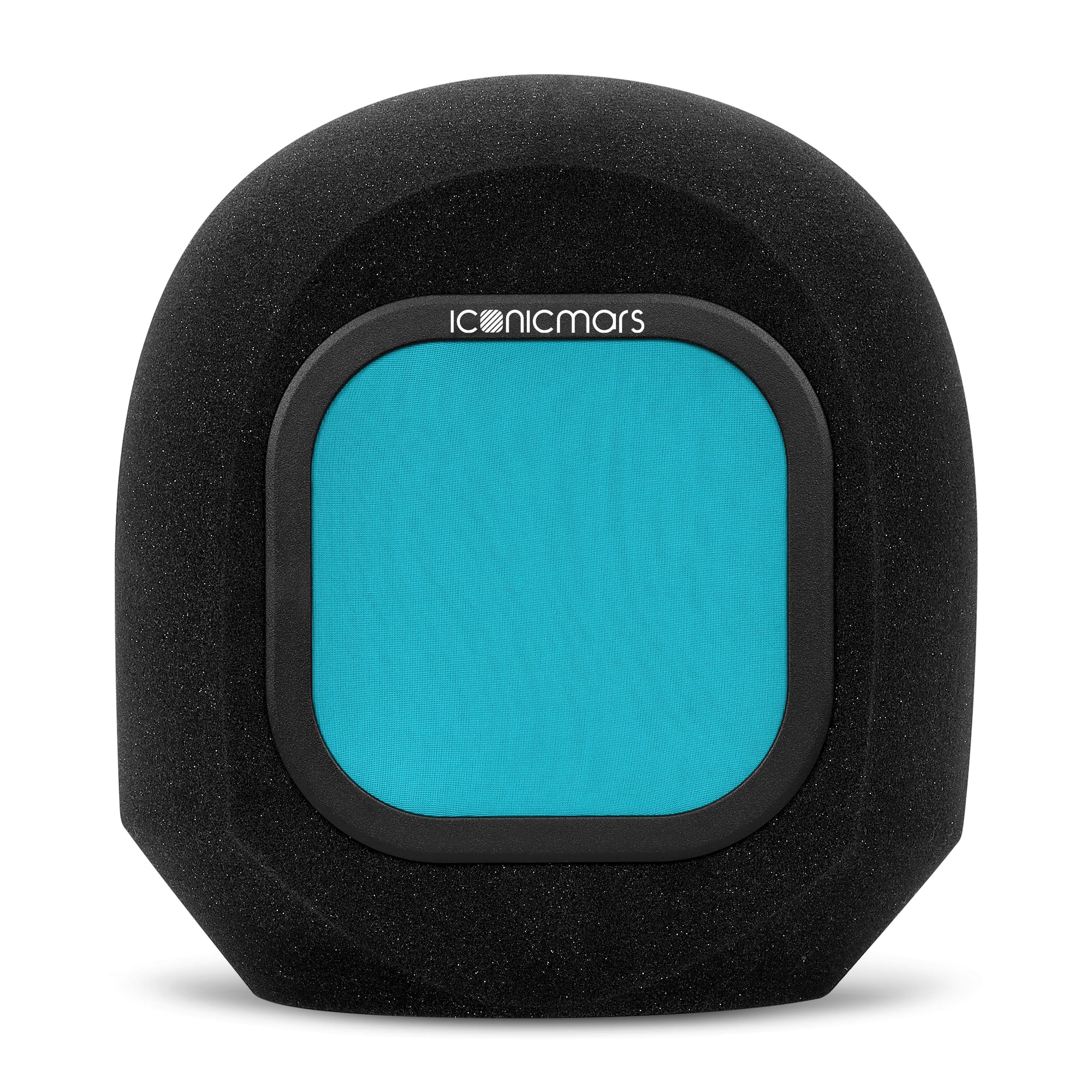 Comet C80 acoustic isolation foam booth for Sony C80 and similar style microphone for recording studio -- Aqua Blue