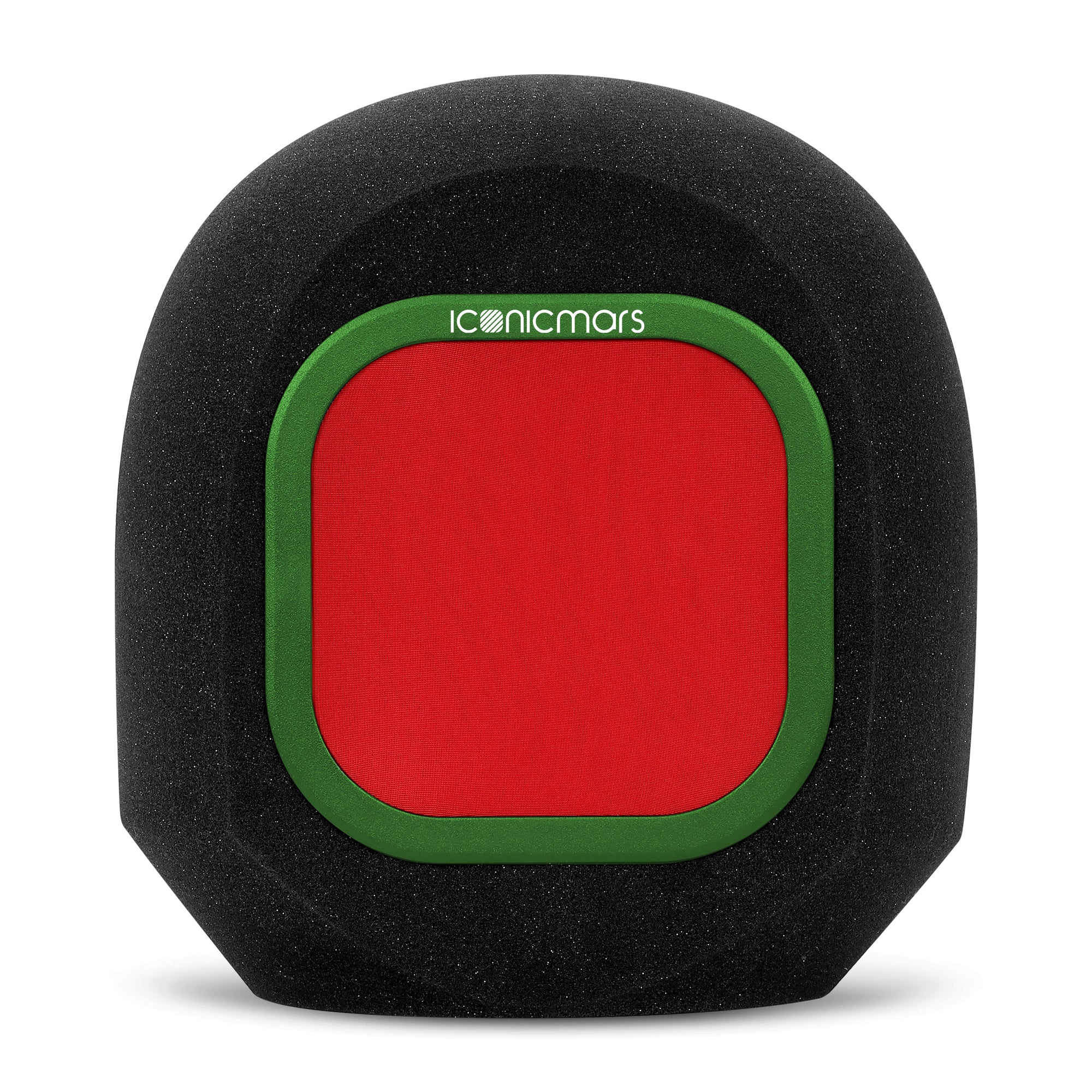 Comet C80 acoustic isolation foam booth for Sony C80 and similar style microphone for recording studio -- Retro Green