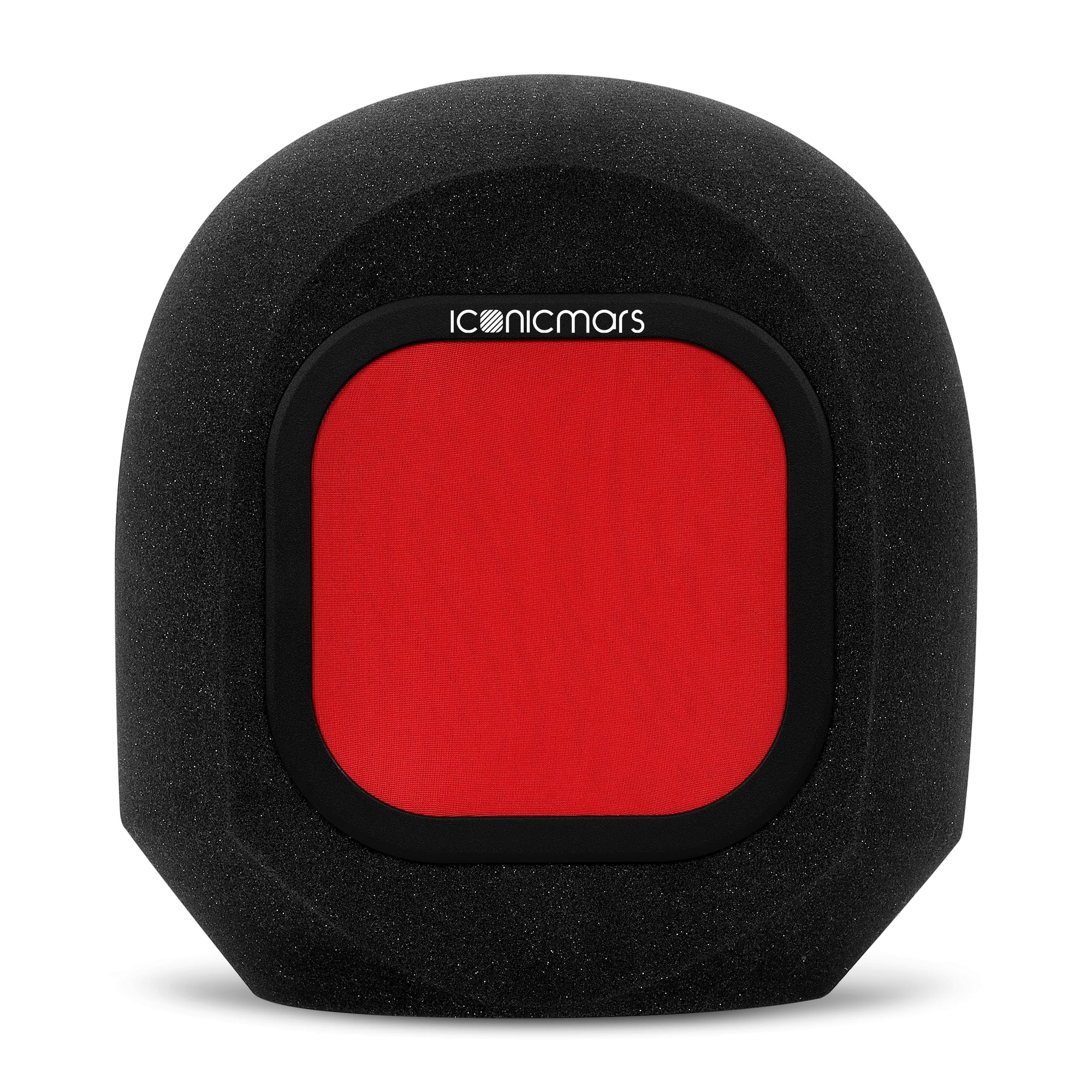 Comet C80 acoustic isolation foam booth for Sony C80 and similar style microphone for recording studio -- Retro Red